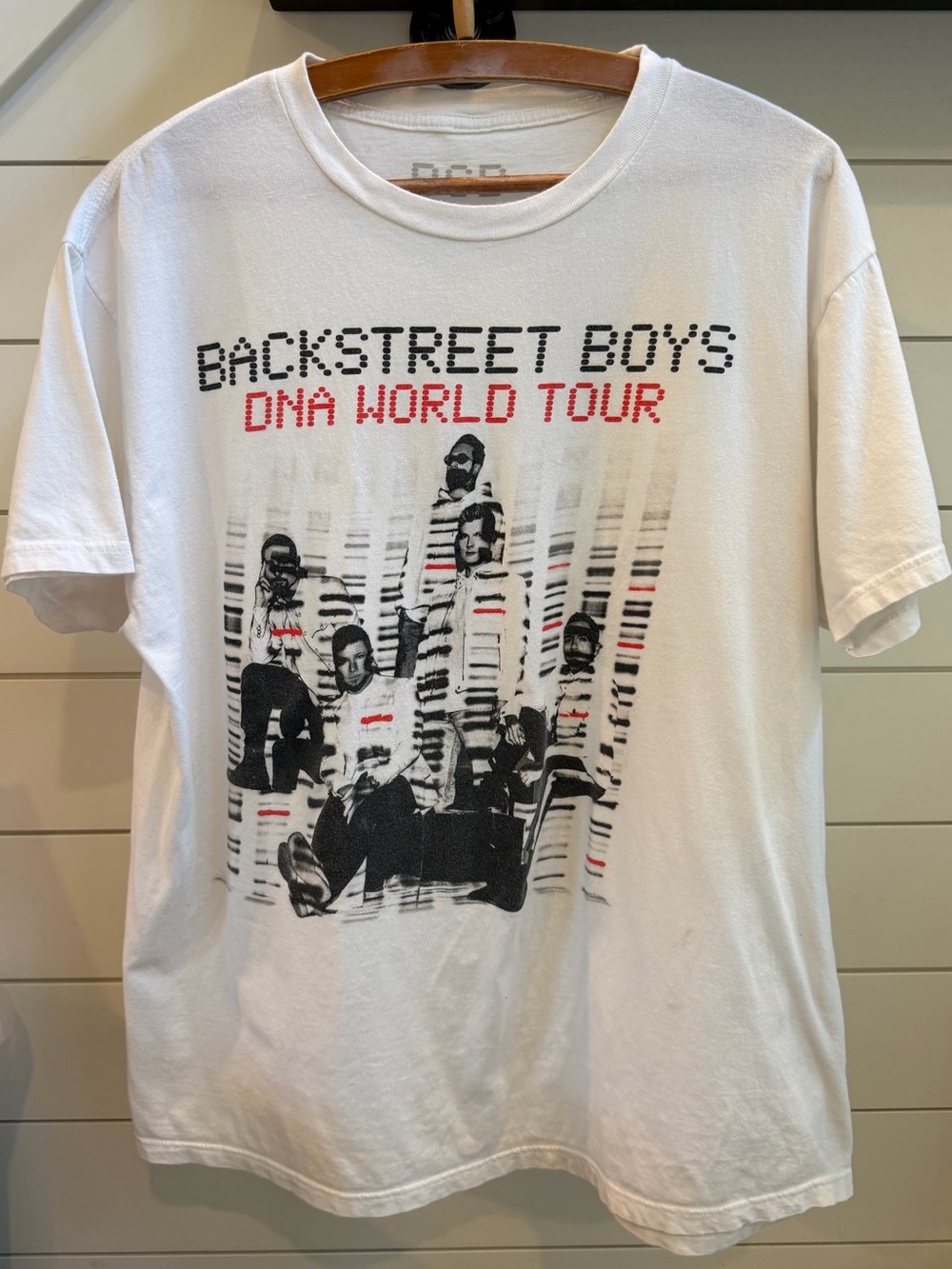 Backstreet Boys DNA World Tour Tshirt White Size XL